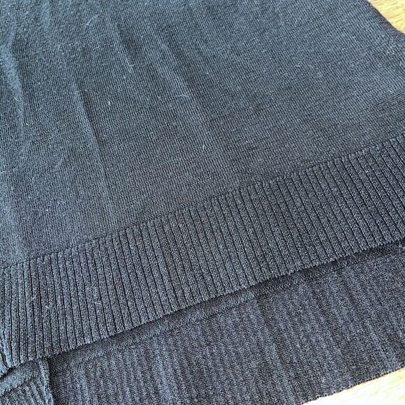 NEW‎ Eileen Fisher Ballet Neck Layered Long Sleeve Dress Size Medium Black NWT’s - Picture 10 of 14